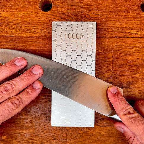 Bloc de ascuțit cu două fețe - 400/1000 grit (15x6cm)