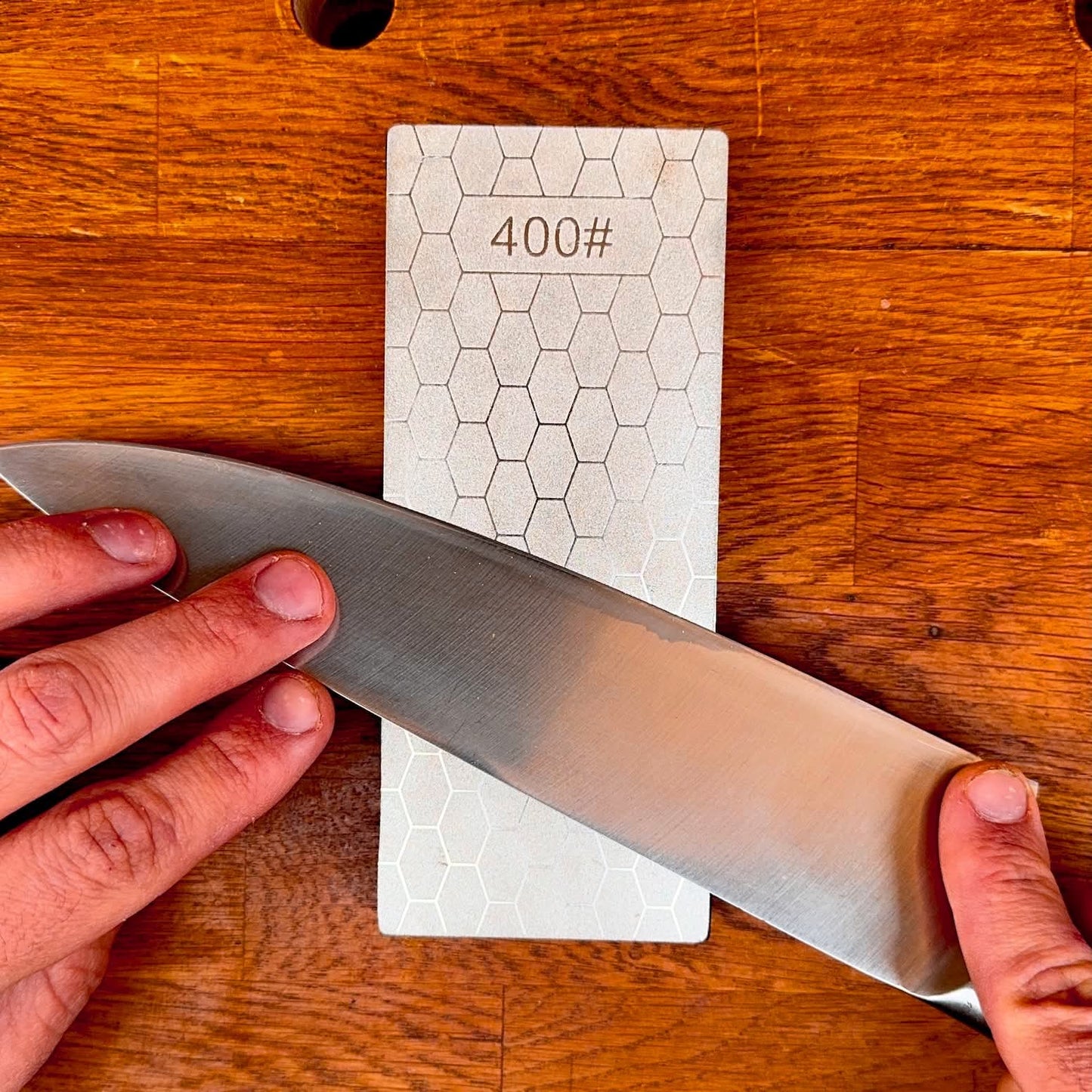 Bloc de ascuțit cu două fețe - 400/1000 grit (15x6cm)