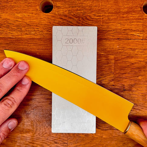 Bloc de ascuțit cu două fețe - 600/2000 grit (15x6cm)