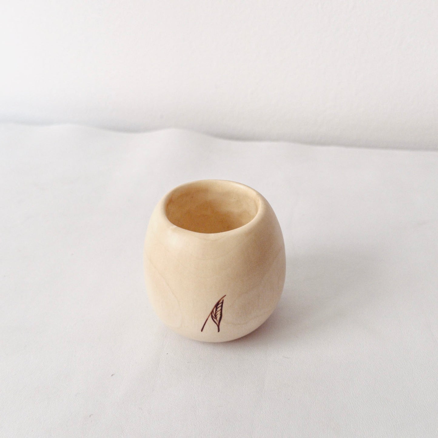 Cană pentru cafea din lemn de paltin de munte