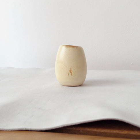 Cană pentru cafea din lemn de salcâm