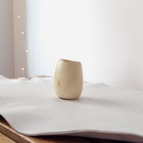 Cană pentru cafea din lemn de salcâm