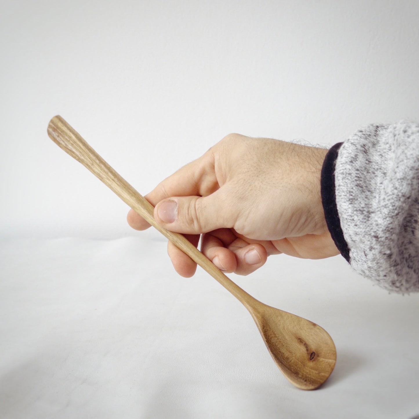 Lingură de gătit din salcâm