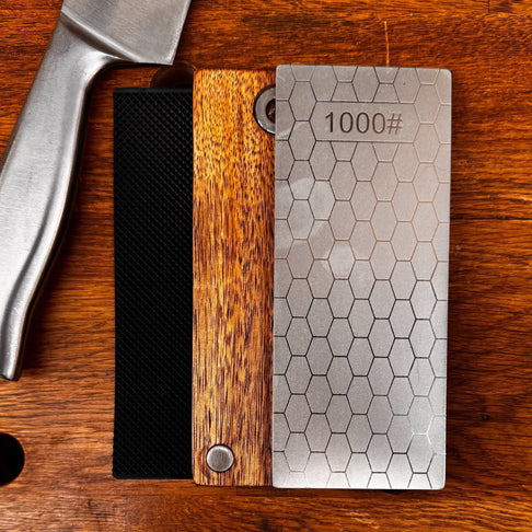 Bloc de ascuțit cu două fețe - 400/1000 grit (15x6cm)