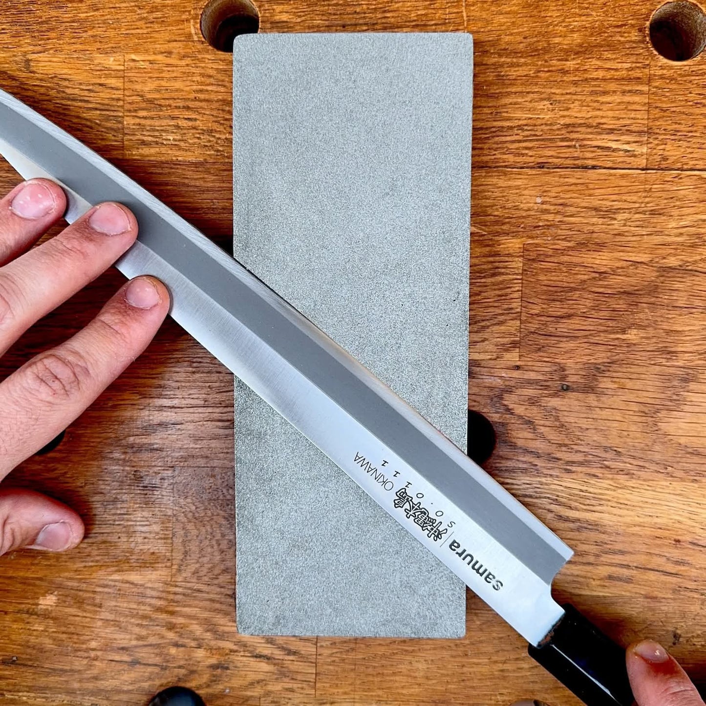 Bloc de ascuțit cu două fețe - 325/1200 grit (20x8cm)