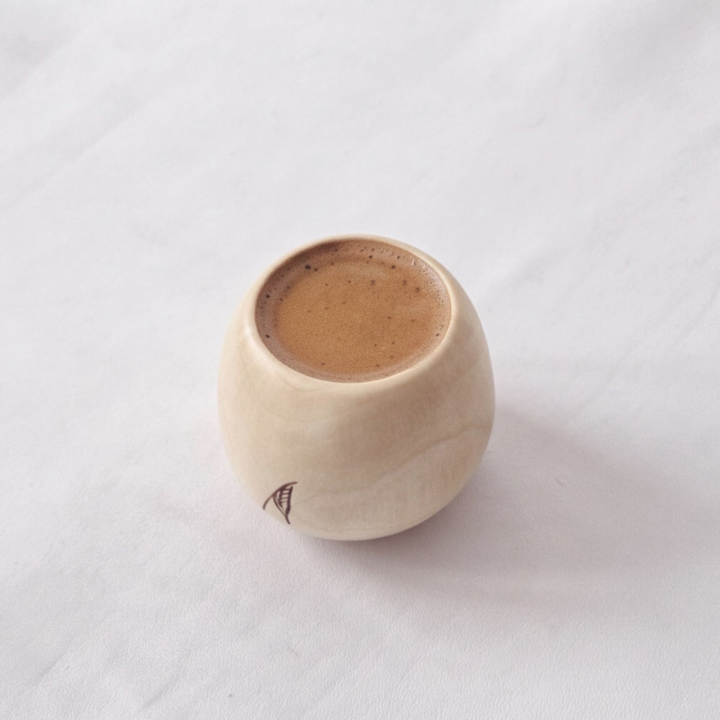 Cană pentru cafea din lemn de paltin de munte