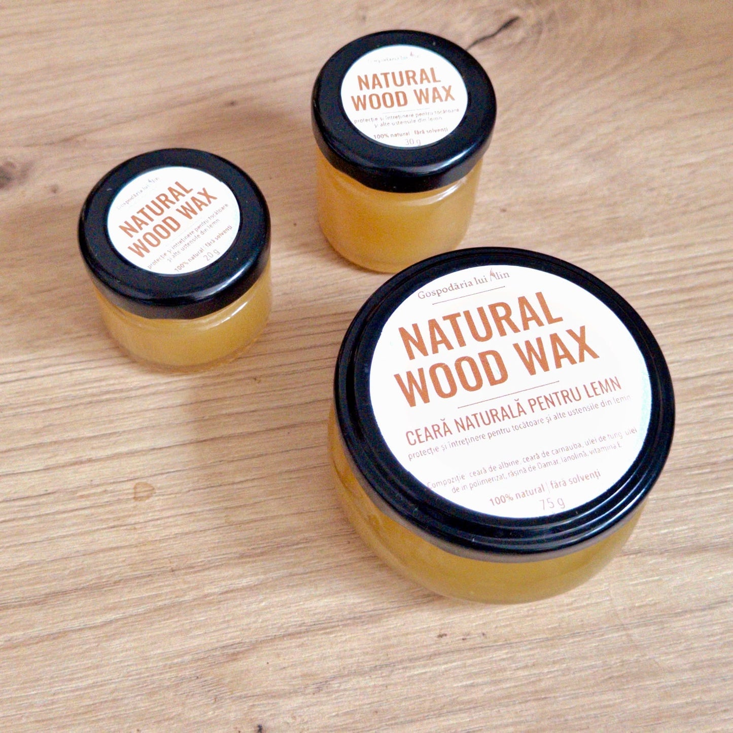 Ceară naturală pentru lemn
